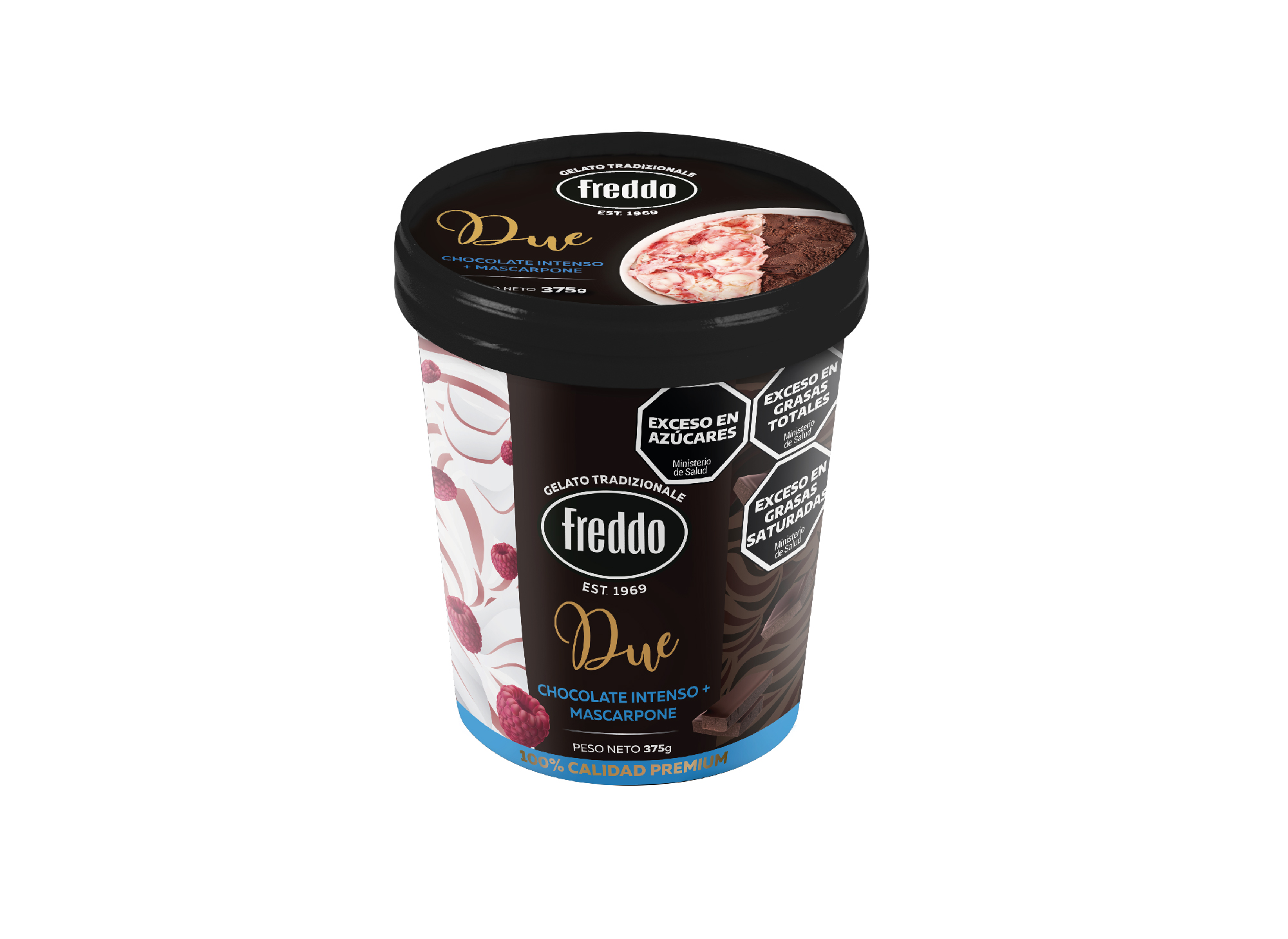 helado de chocolate intenso y mascarpone